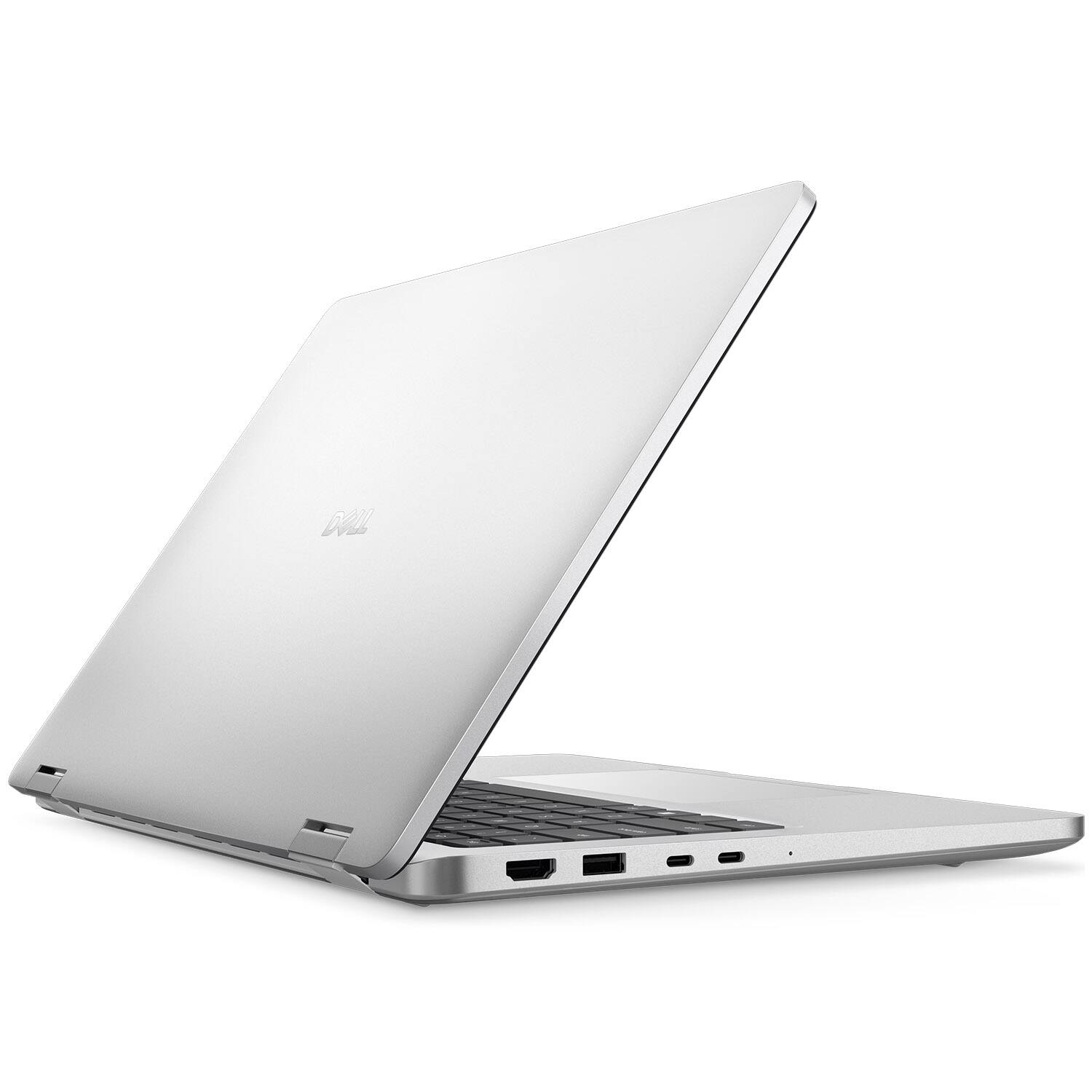 Alt View 3. Dell - Dell Pro 14 Plus PB14255 Laptop 14.0 WUXGA (AMD Ryzen 7 PRO 250, 16GB LPDDR5X, 1TB PCIe SSD, Win 11 Pro) w/USB Hub - Platinum Silver.