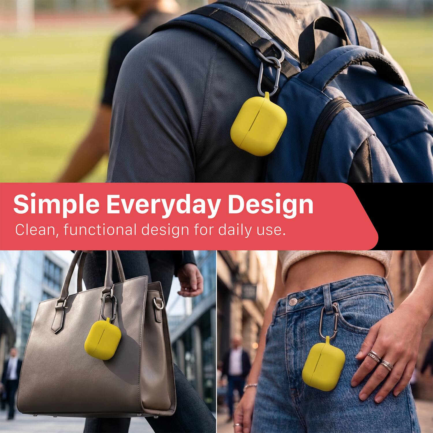 Simple Everyday Design  
Clean, functional design for daily use.
