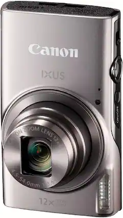 Canon IXUS
Zoom Lens 12x
4.5-54.0mm
1:3.6
12x Optical Zoom
Canon On/Off
8SH5 KUS