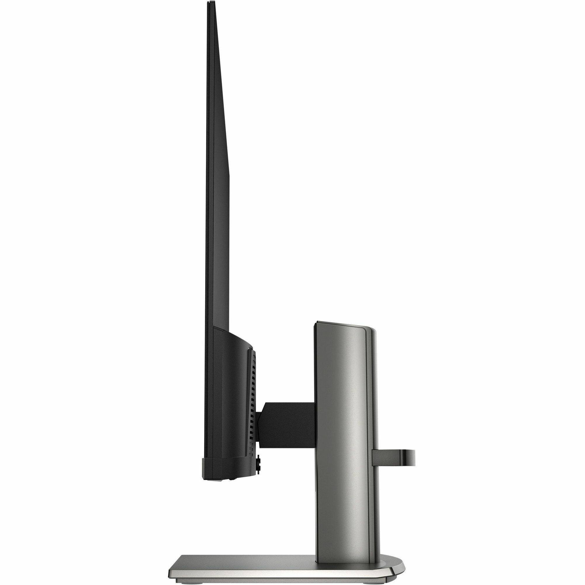 Alt View 2. HP - HP Pro 524da 24" Class Full HD LED Monitor - 16:9 - 23.8" Viewable - In-plane Switching (IPS) Technology - Edge LED - metal gray.