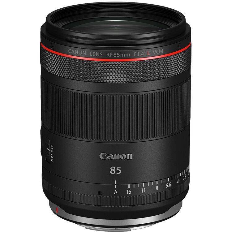 CANON LENS F1.4 L VCM RF85mm AF, MF Canon 85 A 16 11 8 5.6 2.8 4