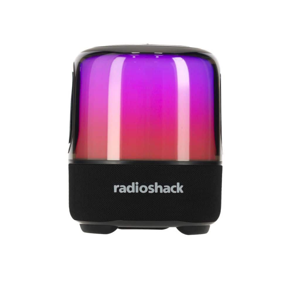 RadioShack - 60W Wireless Speaker with microphone and 360 RGB Lights 4001785 - Black