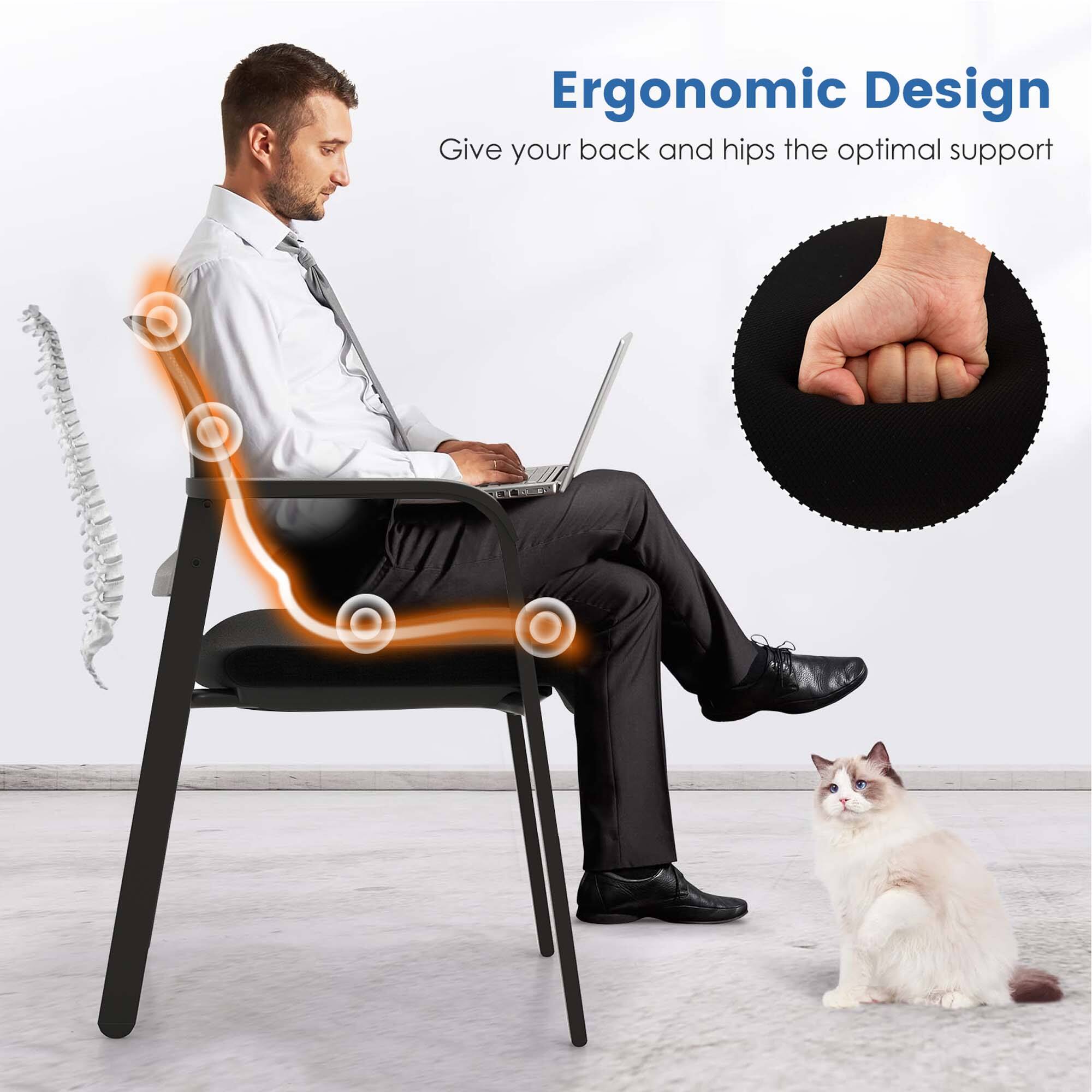 Ergonomic Design Give your back and hips the optimal support