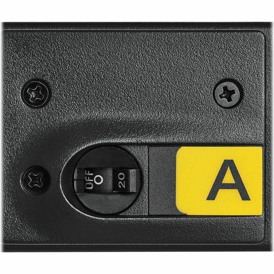 Alt View 3. Eaton - Eaton G4 42-Outlets PDU - Metered - Universal Input - 24 x IEC 60320 C13, 18 x IEC 60320 C39 - Network (RJ-45) - 0U - black.