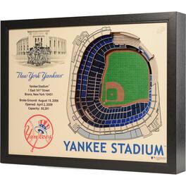 YouTheFan - New York Yankees 25.5" x 19.5" Yankee Stadium Stadium Views Wall Art - Multicolor