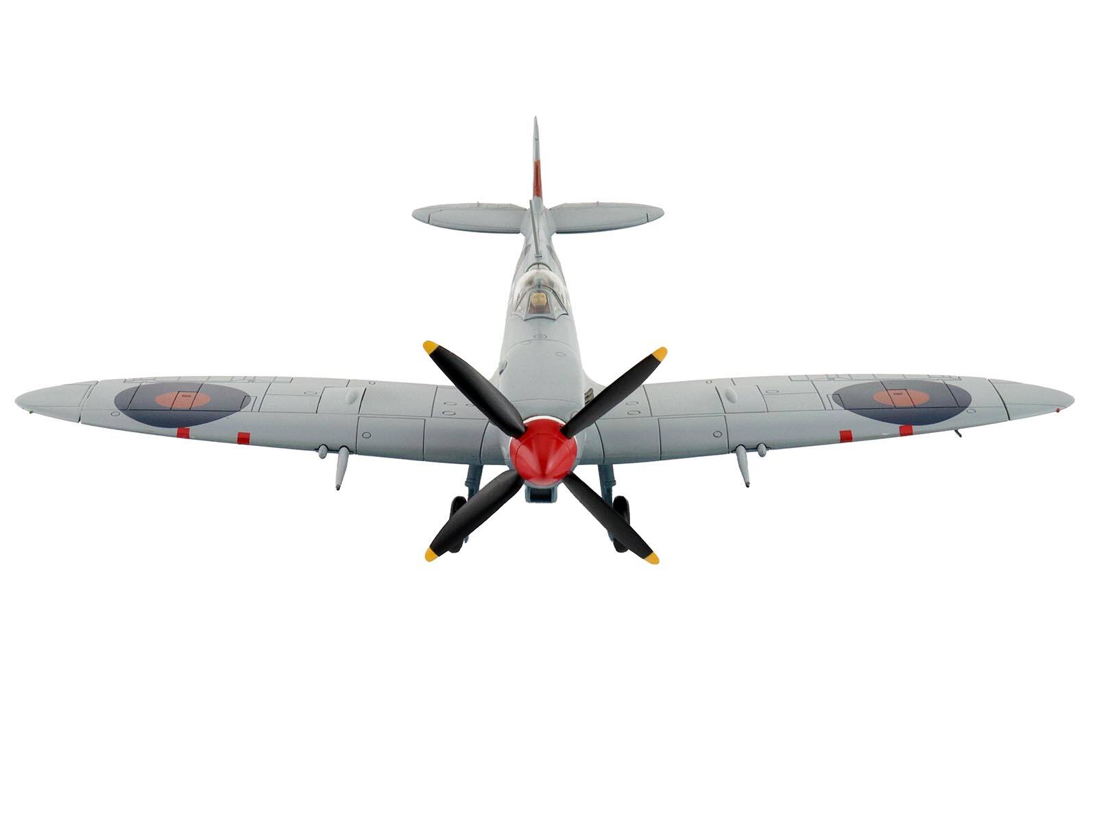 Alt View 1. Hobby Master - Supermarine Spitfire Mk IXc "MA466 BQ-S No. 451 Squadron Corsica" 1944 RAAF "Air Power Series" 1/48 - Grey.