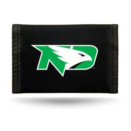 Rico Industries - UND North Dakota Fighting Hawks 3x5 Slim Nylon Trifold Wallet for both kids and adults - Multi