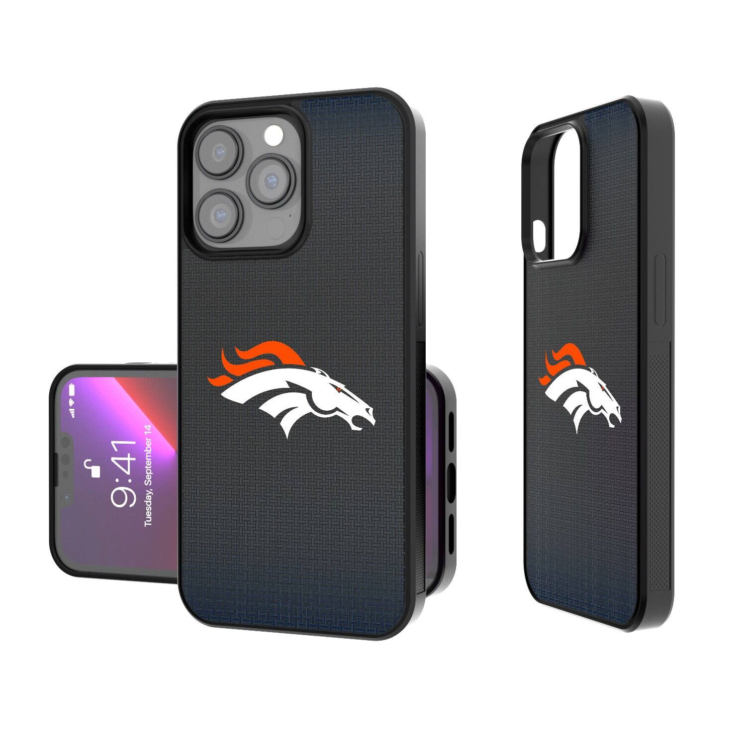 Keyscaper - NFL - Denver Broncos - Linen Logo iPhone Bump Case - 15 Pro - Black price history on PriceWatchPro