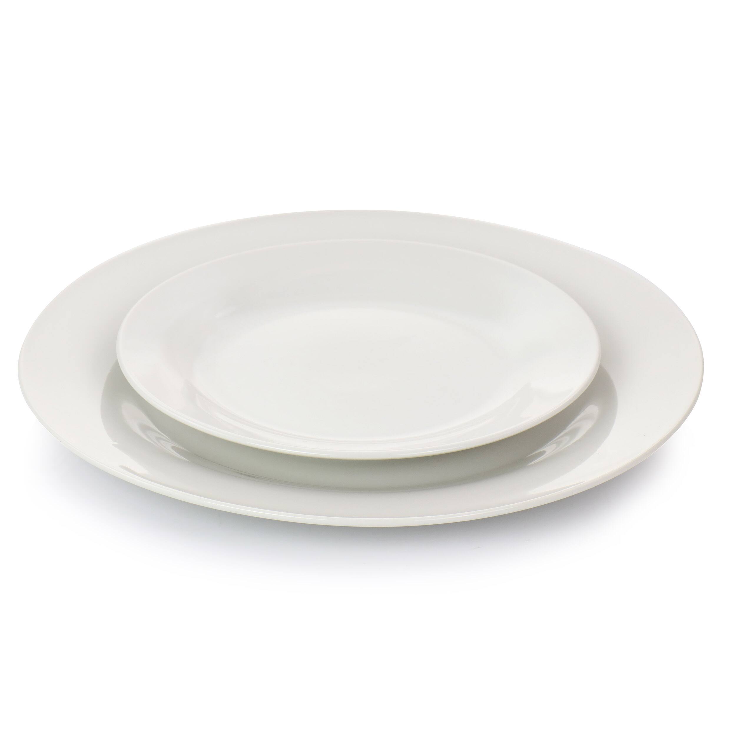 Alt View 4. Gibson - Gibson Home 16 Piece Bedford Lane Fine Ceramic Dinnerware Set in Off White - Off-White.