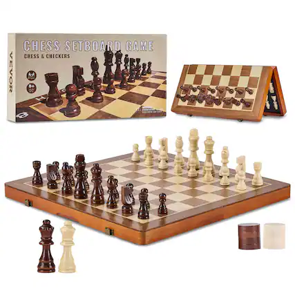 CHESS SETBOARD GAME
CHESS & CHECKERS
VEVOR
8+
MADE IN CHINA
No. 6010