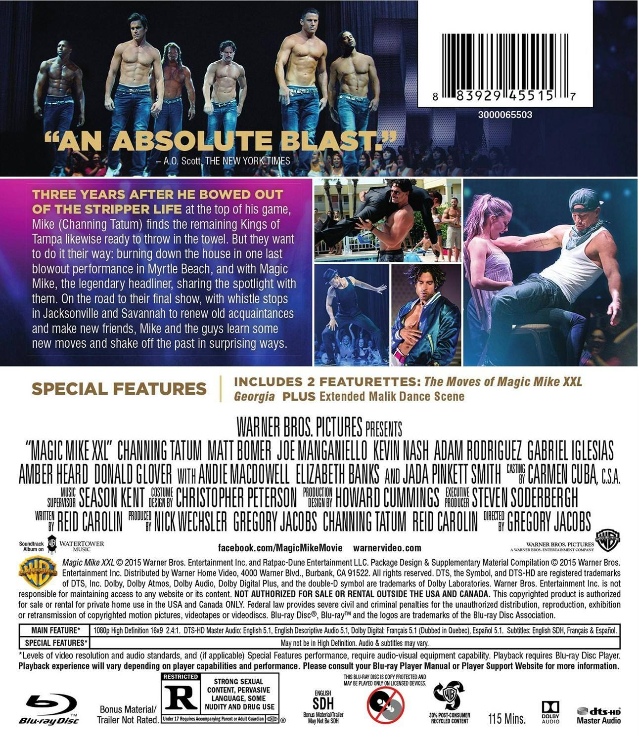Back. Magic Mike XXL [Blu-ray].