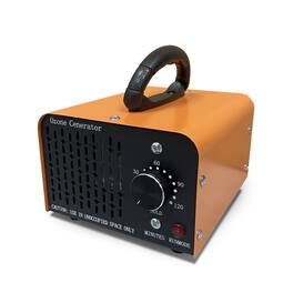 Edendirect - 10000 sq. ft. High Capacity HEPA-True Ozone Generator Odor Removal with Fan and Timer for Smoke, Car, Pet Room - Orange