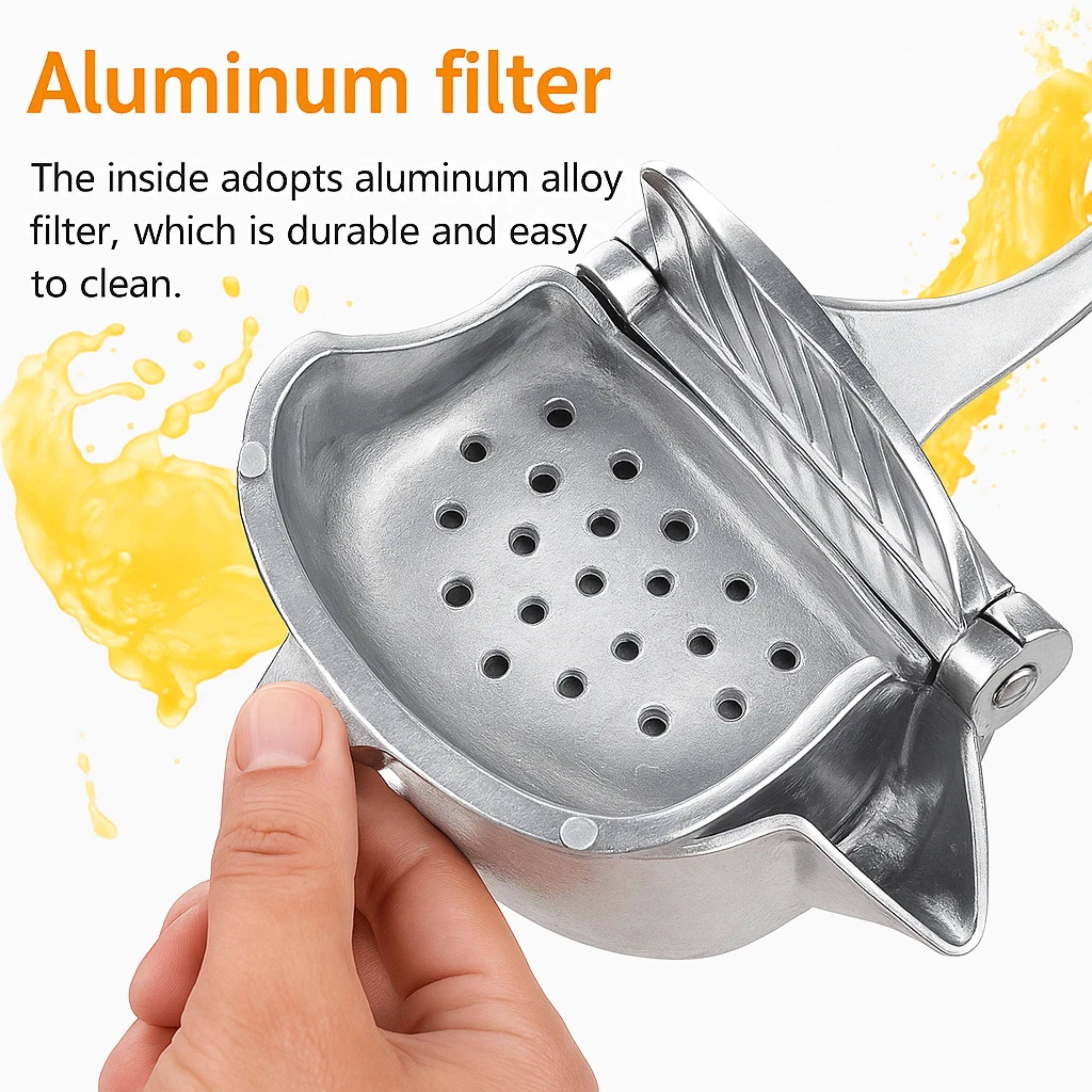 Aluminum filter

The inside adopts aluminum alloy filter, which is durable and easy to clean.