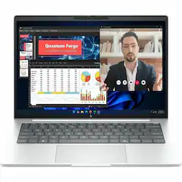 HP - EliteBook 8 G2i 14" Copilot+ PC Notebook - WUXGA - Intel Core Ultra 7 Series 3 355 - 16 GB - 512 GB SSD - English - Glacier Silver Aluminum