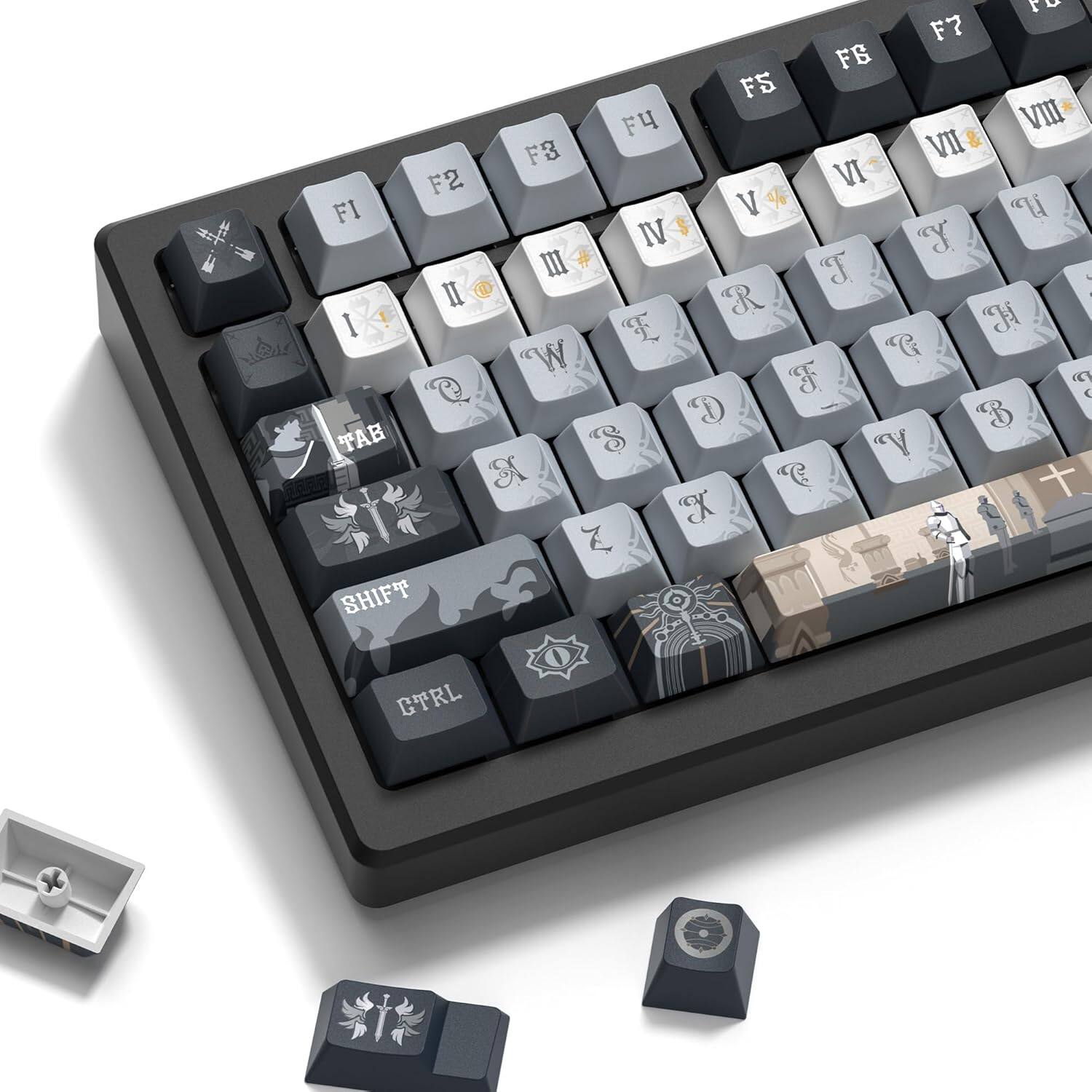 Grey-136 Keys
