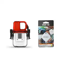 Garmin - inReach Mini Dive Case Bundle with Smart Tag Tracker - Clear