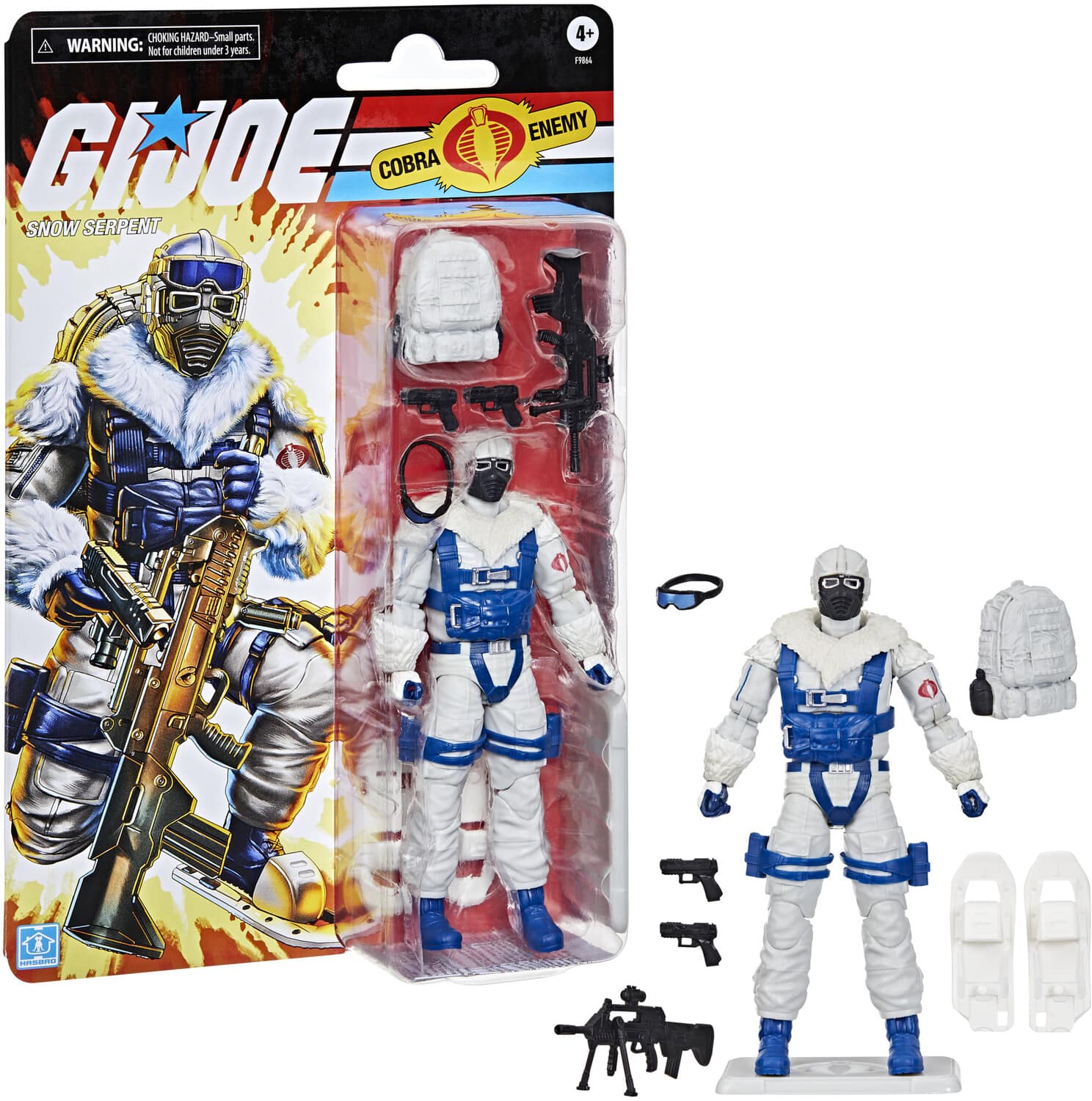 Hasbro - Collectibles - G.I. Joe - Classified Series - Retro Cardback Snow Serpent - COLLECTABLES - Multicolor