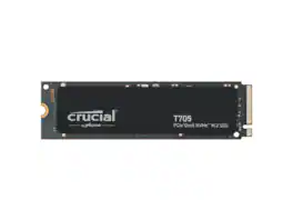Crucial - T705 1TB PCIe Gen5 NVMe SSD - Up to 13600 MB/s - Game Ready - Adobe CC +1mo