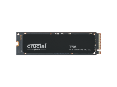 Crucial T705 1TB PCIe Gen5 NVMe SSD Up to 13600 MB/s Game Ready Crucial T705 1TB PCIe Gen5 NVMe SSD Up to 13600 MB/s Game Ready