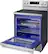 Alt View 9. LG - 6.3 Cu. Ft. Freestanding Electric True Convection Smart Range with Air Fry and UltraHeat Element - PrintProof Stainless Steel.