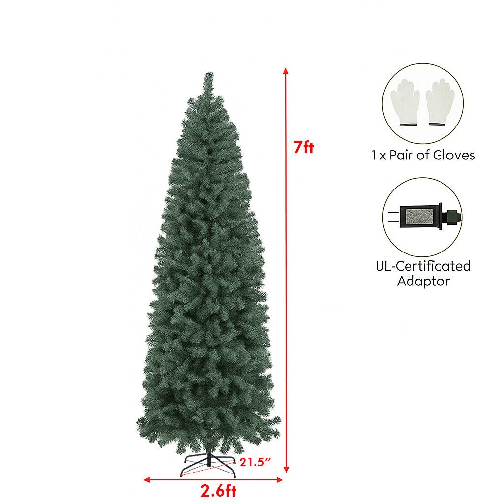 7ft 1 Pair of Gloves UL-Certified Adaptor 21.5" 2.6ft