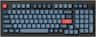 Keychron - V5 Max 96% Custom Wireless RGB Mechanical Keyboard with Programmable QMK/VIA Hot-Swappable Red Switch - Black