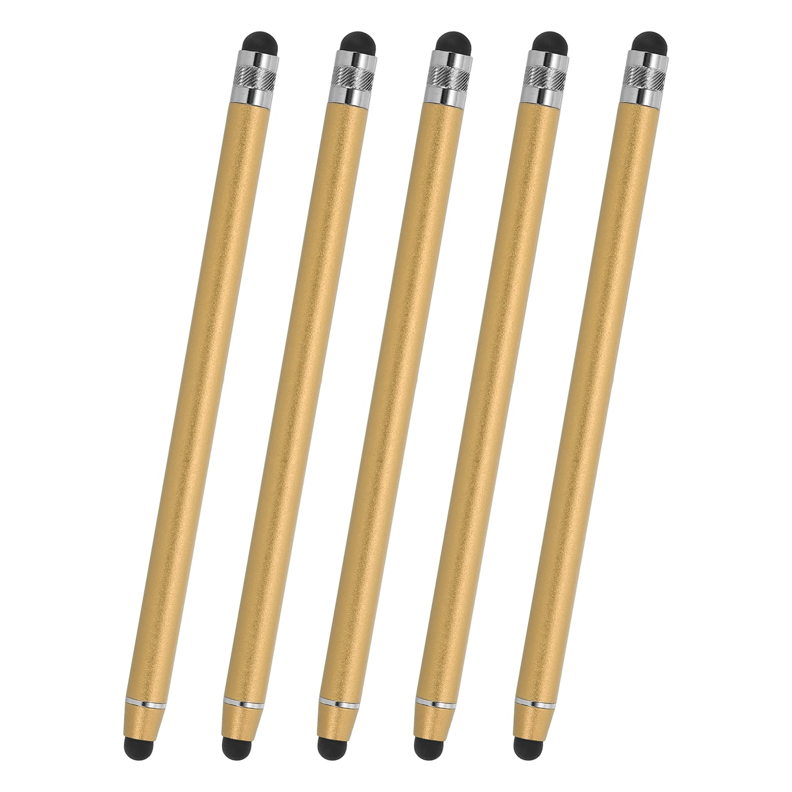 Unique Bargains - 5 Pcs Stylus Pens for Touch Screens, 2 in 1 High Sensitivity Universal Pen Capacitive Stylus for Touch Screen Device - Gold price history on PriceWatchPro