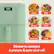400 - Air fry Bake Reheat Roast Dehydrate Broil Dinner in minutes 6 presets & auto shut-off