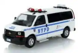 PopMarket - 1:64 2015 Chevrolet Express Van NYPD Die-Cast Car - COLLECTIBLES - Multicolor