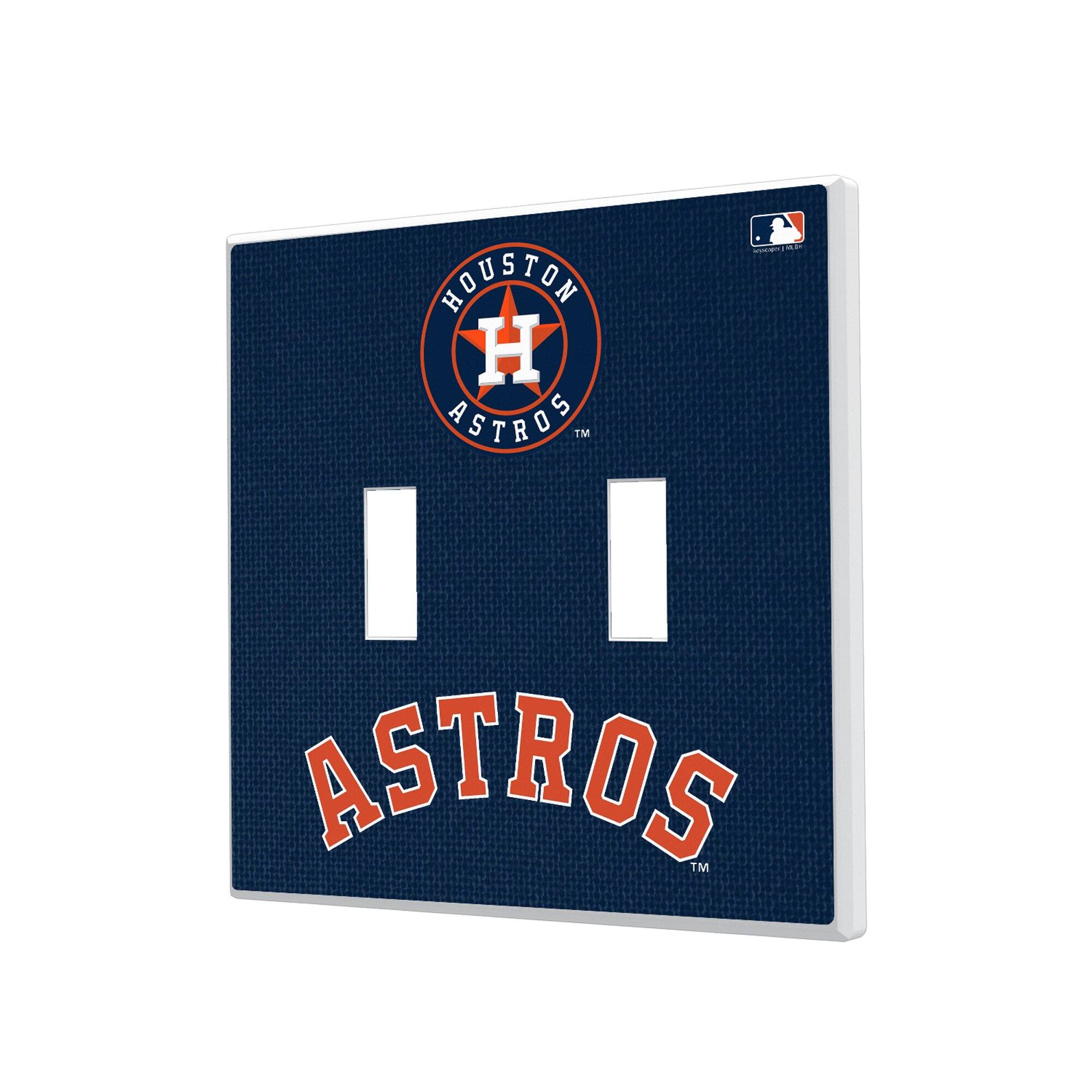 Keyscaper - Houston Astros Solid Design Double Toggle Light Switch Plate - Multicolor price history on PriceWatchPro