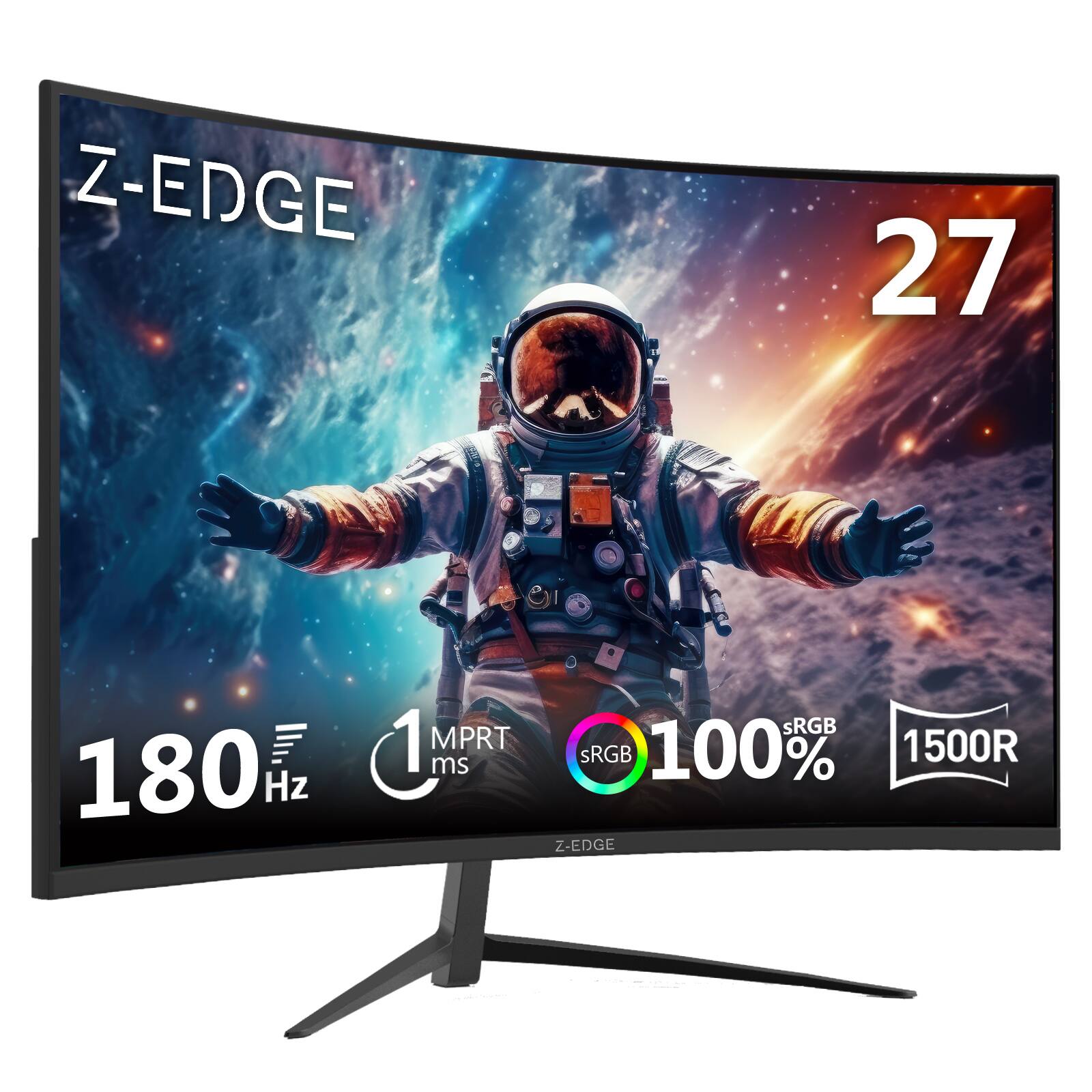 Z-EDGE 27 180 Hz 1 MPRT 1ms sRGB 100% 1500R