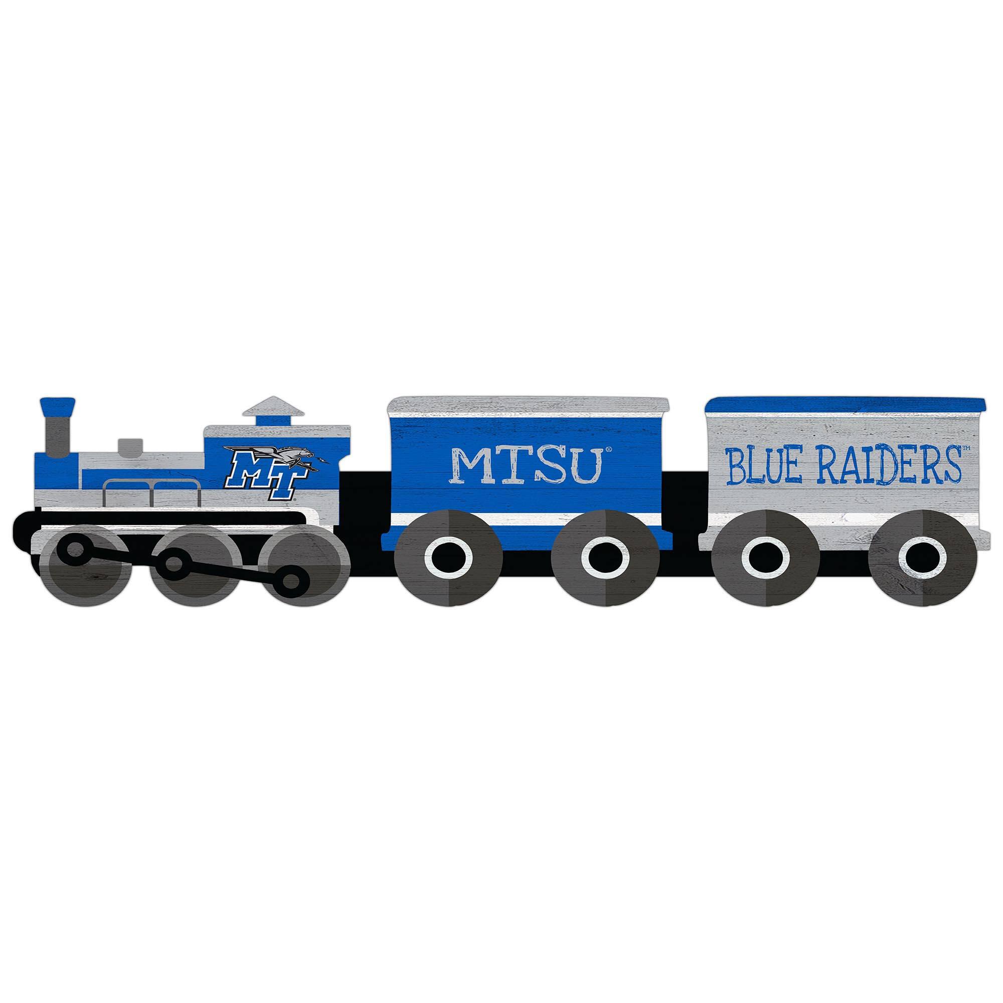 MTSU Blue Raiders 6'' x 24'' Train Cutout Sign