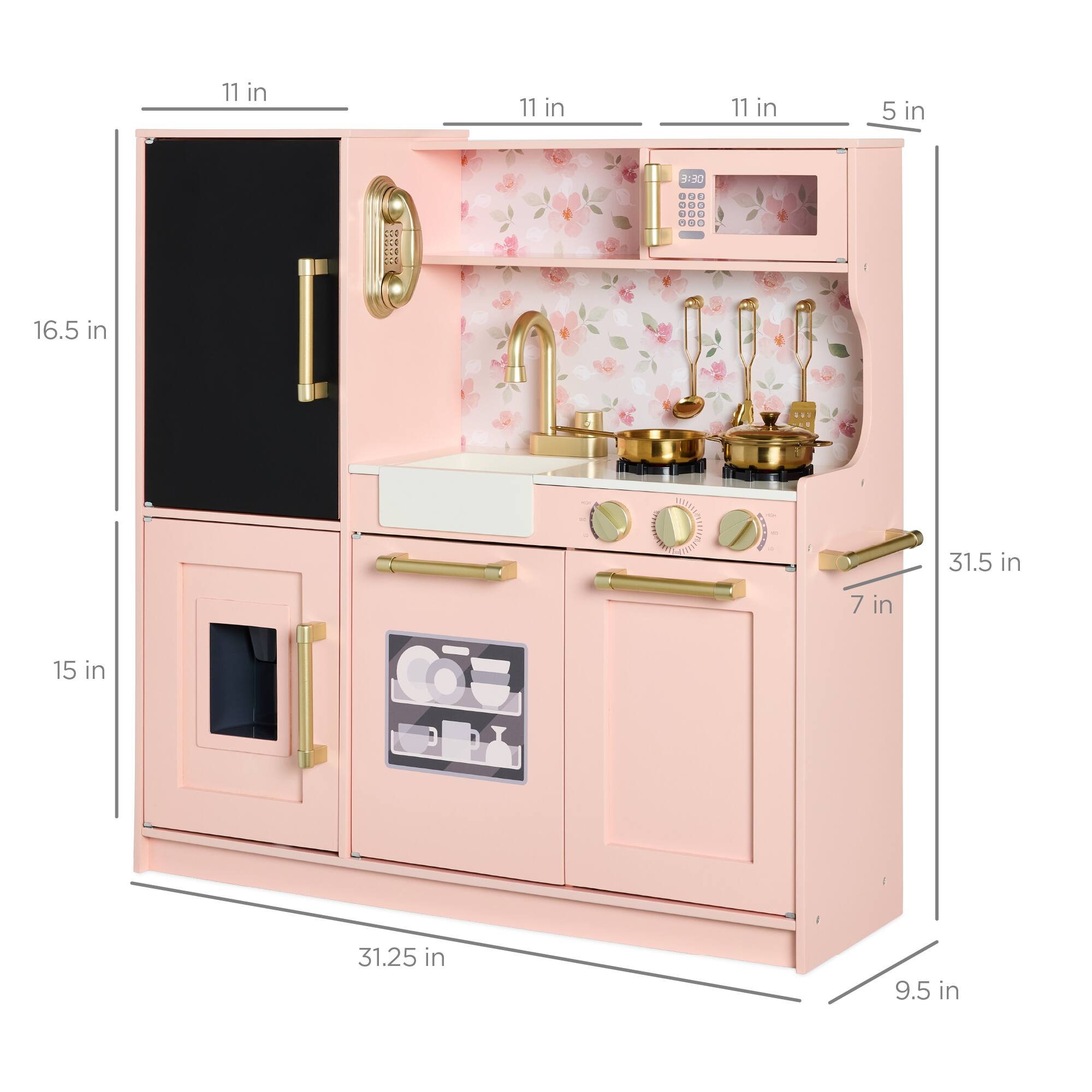 11 in  
11 in  
11 in  
5 in  
16.5 in  
15 in  
31.25 in  
7 in  
31.5 in  
9.5 in