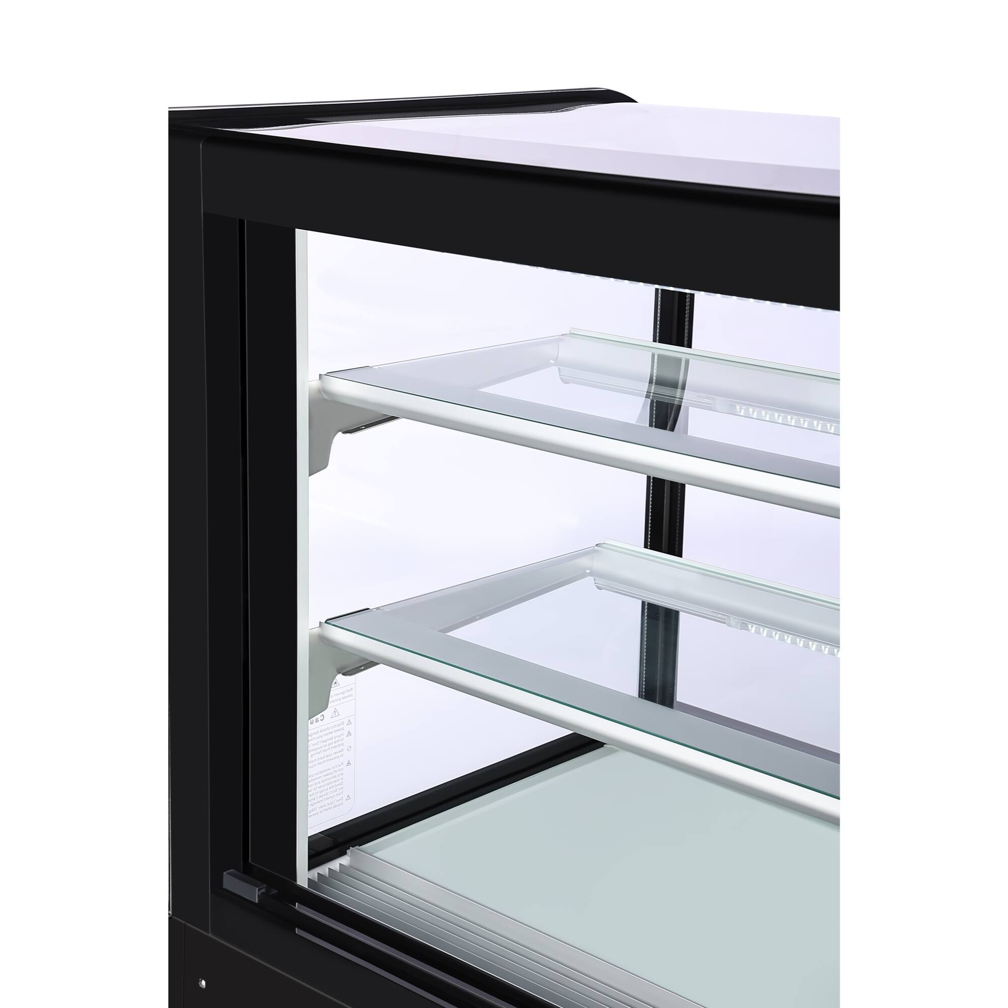 Alt View 6. Koolmore - 60 in. Refrigerated Bakery Display Case in Black, 17.6 cu. ft. (KM-CDHF-17C-BK) - black.