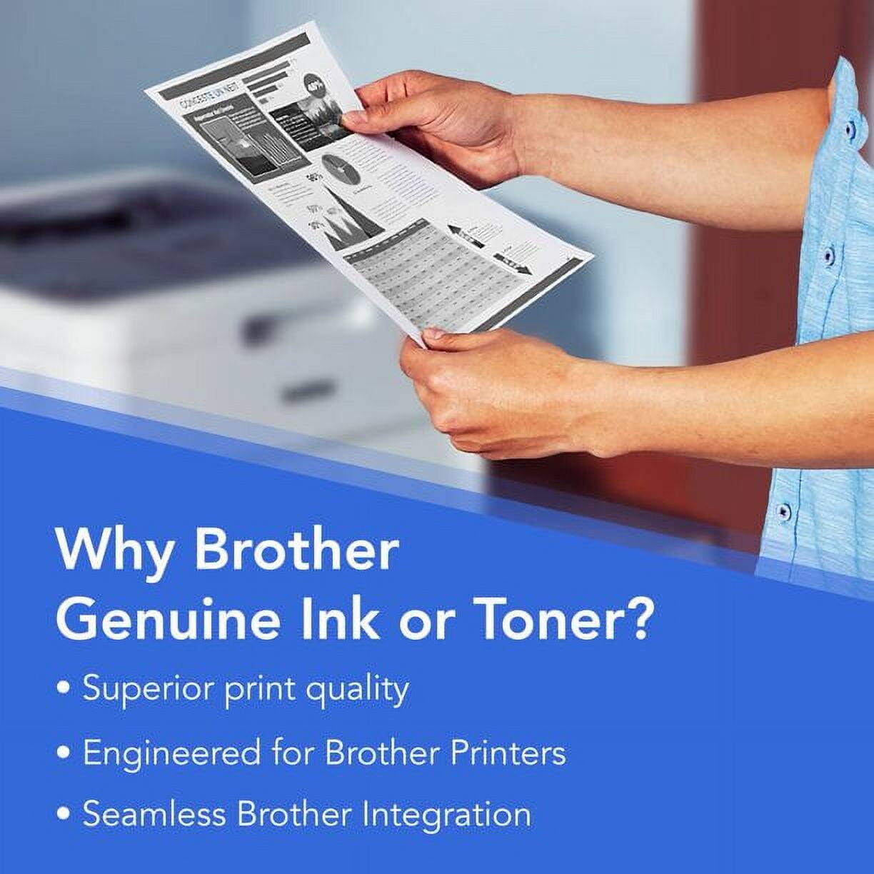 CONCERTE UNNETT 45% Why Brother Genuine Ink or Toner? Superior print quality Engineered for Brother Printers Seamless Brother Integration