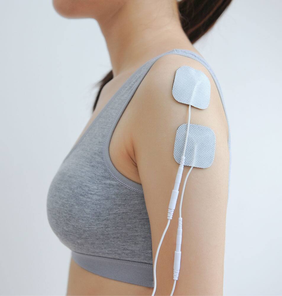 Alt View 4. SPT - Electronic Pulse Massager - White.