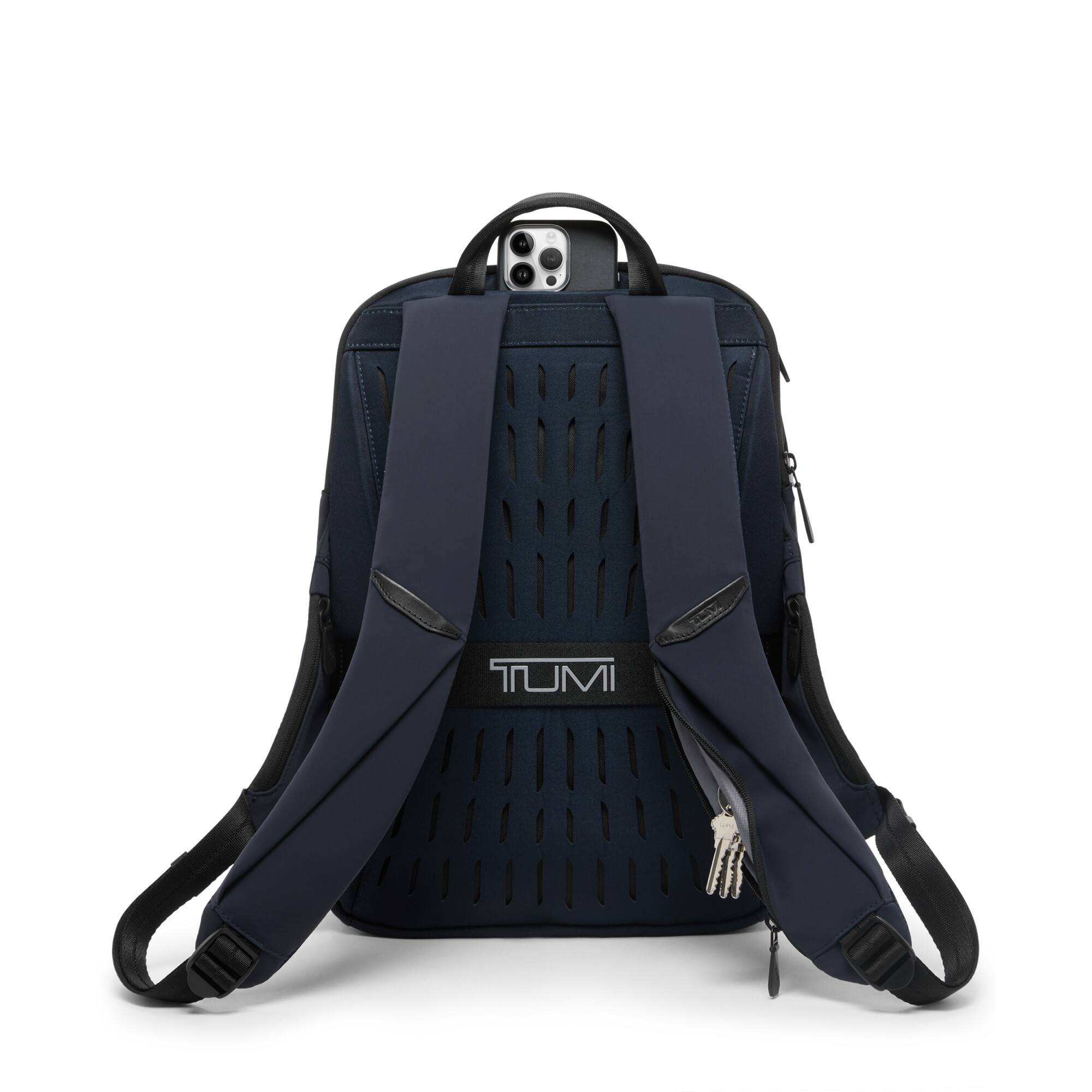 Back. TUMI - Axis Medium Backpack 20L - Navy.