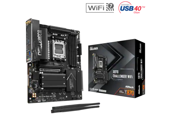 7 WiFi
CERTIFIED TM USB 40 Gbps
CHALLENGER 078F58C5E68888 PHESSOPHY SW CE
- RoHS
Alser, BLAZING aus
30mg III 1870 CHALLENGER ASROCK
THE FUTURE DOMINATE FORGE
co.
PEICK CHALLENGER CHALLENGER WiFi 0 HDMI He - -
LLENGER - CHAL WiFi X870 CHALLENGER WiFi X870 CHALLENGER MOTHERBOARD ASROCK X870 RYZEN COMA X870 ASROCK I SUCKET AMS THE - - 11% - - - - Derry CAPPER