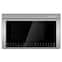 KitchenAid - 1.1 Cu. Ft. Convection Flush Built-In Over-the-Range Microwave with Air Fry Mode - Stainless Steel