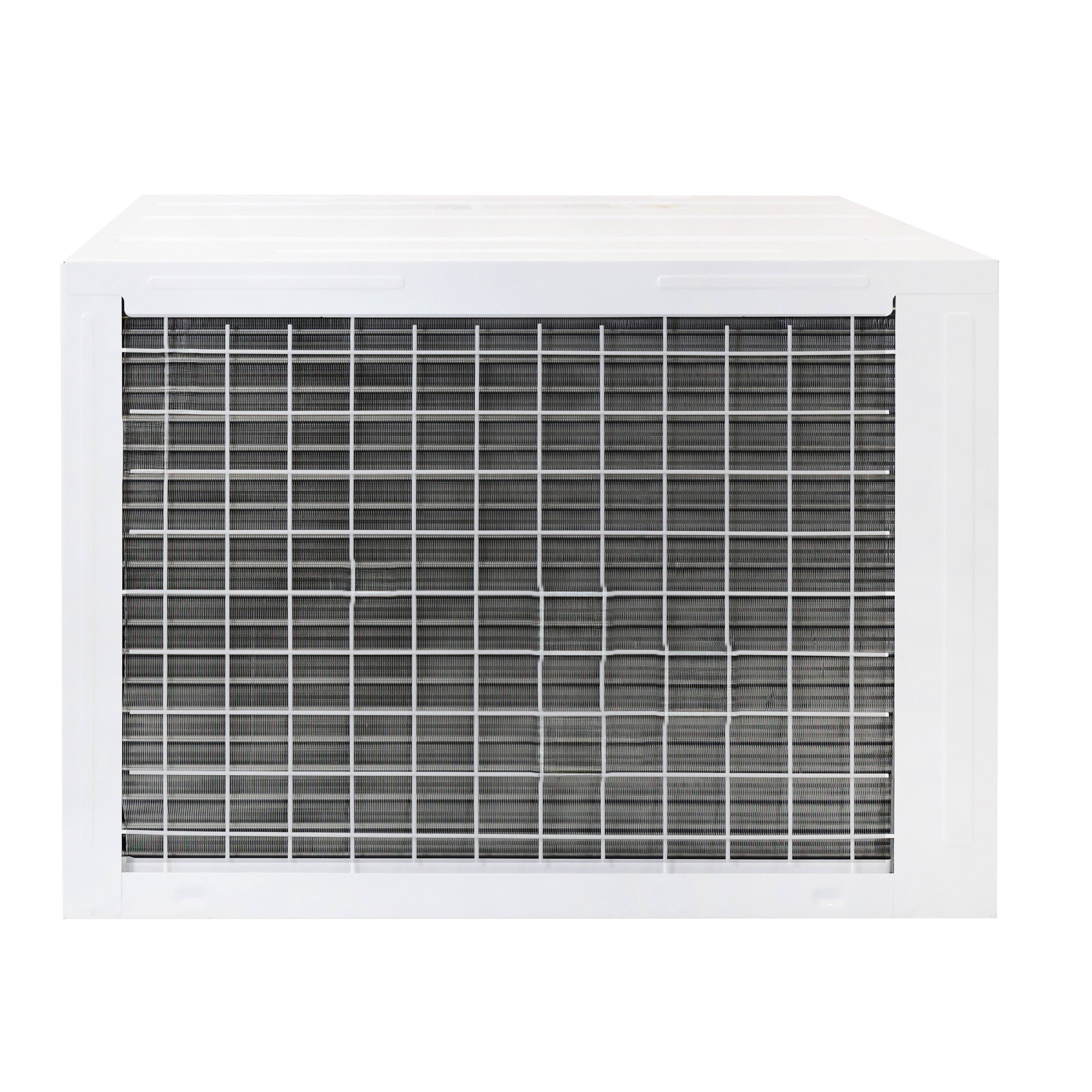 Alt View 4. Keystone - Keystone 23,200/22,900 BTU 230V Window Air Conditioner with 16,000 BTU Supplemental Heat Function - White.