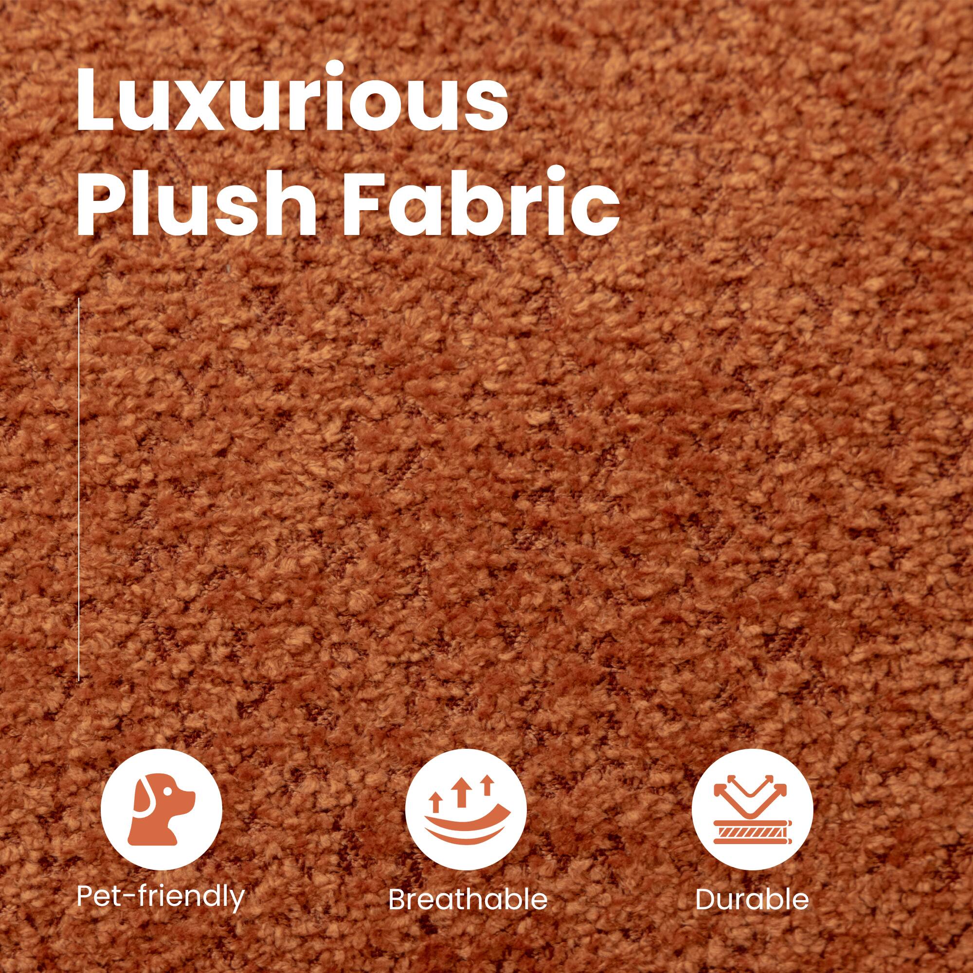 Luxurious Plush Fabric

- Pet-friendly
- Breathable
- Durable