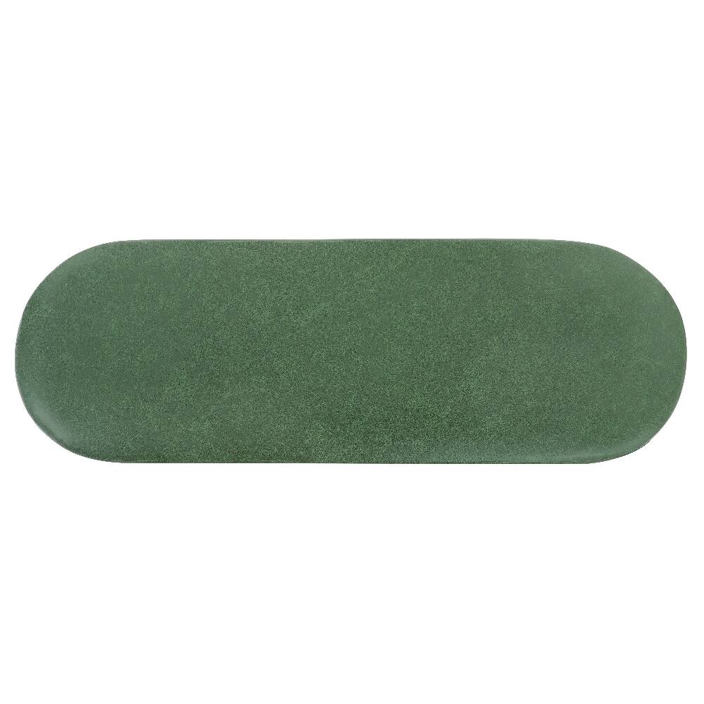 Alt View 3. Ropilly - Ropilly Green Dining Bench PU Upholstered Modern Accent Bench Forty Eight Inch Two Tone Indoor Seating Wood Frame - Green and Black.