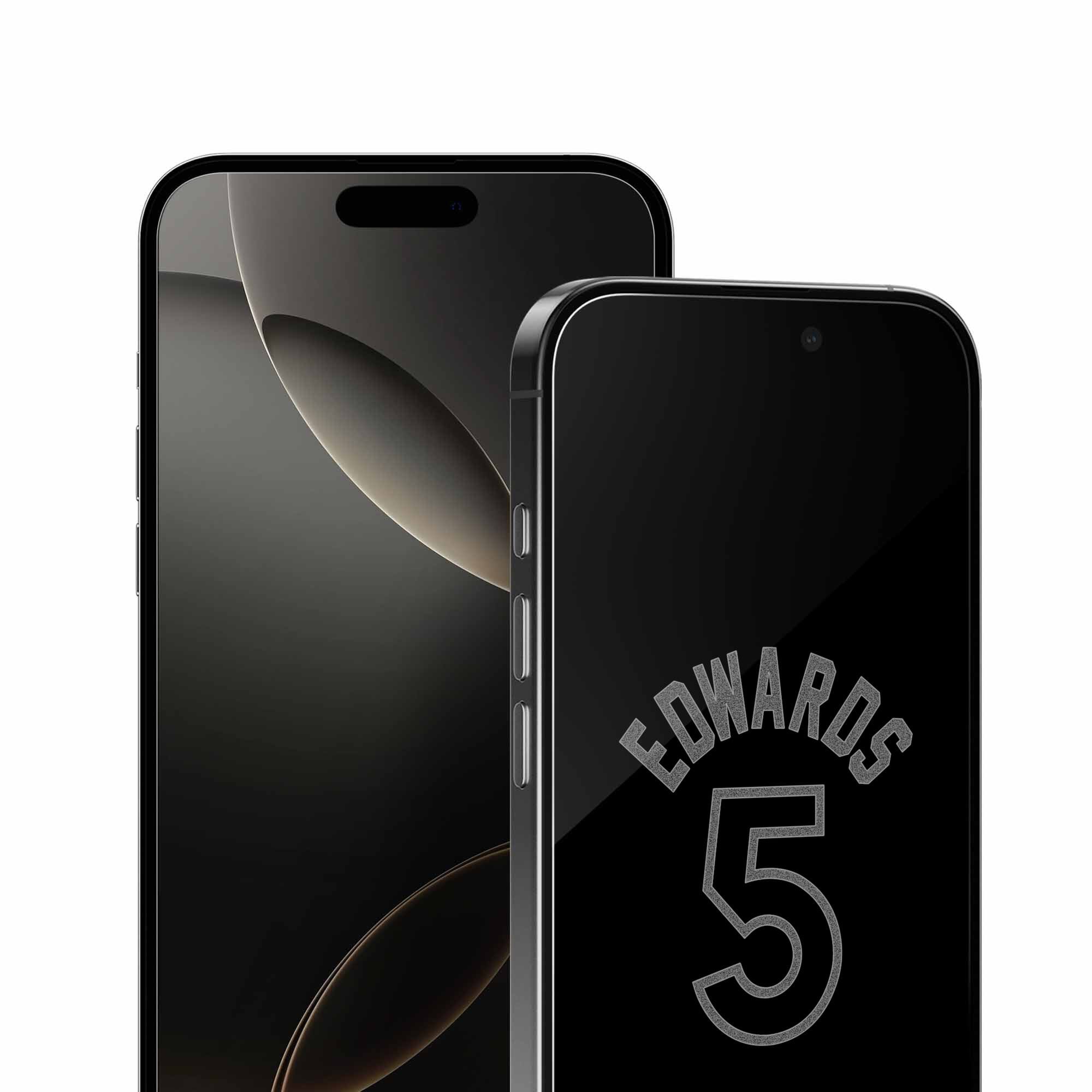 Alt View 3. Screen Skinz - Anthony Edwards Minnesota Timberwolves Clear iPhone Screen Protector - 15 Plus/15 Pro Max/16 Plus - Multicolor.