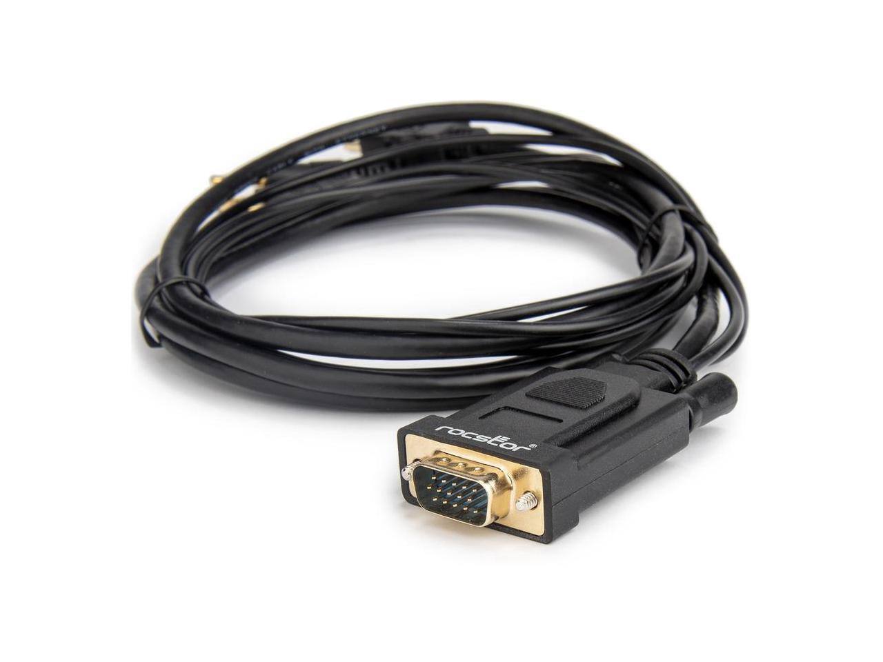 Alt View 2. Rocstor - Rocstor 6ft HDMI/VGA Video Cable 15PIN Y10C264B1.