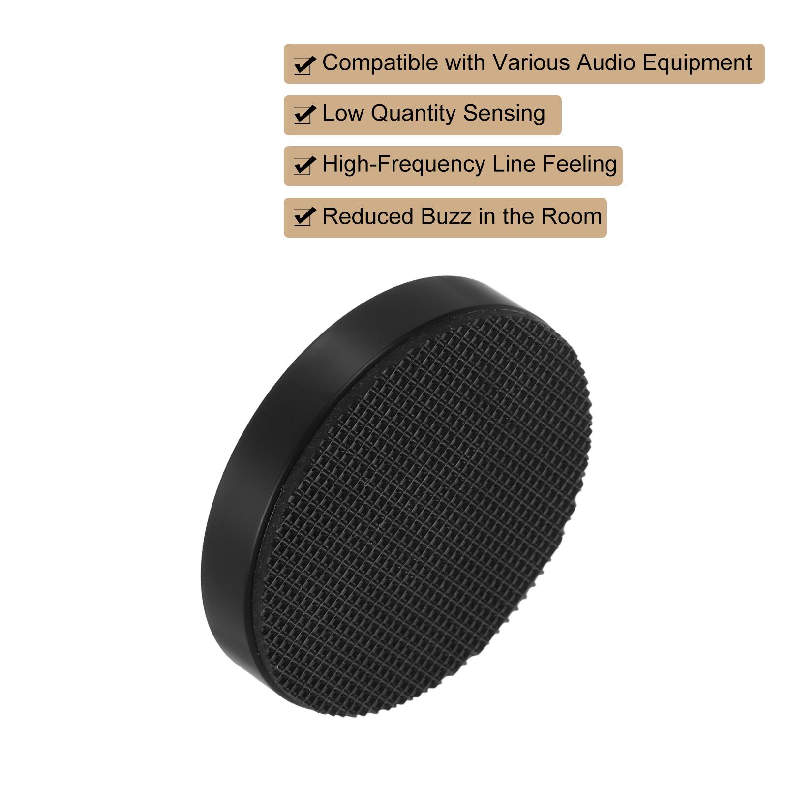 Compatible with Various Audio Equipment  
Low Quantity Sensing  
High-Frequency Line Feeling  
Reduced Buzz in the Room