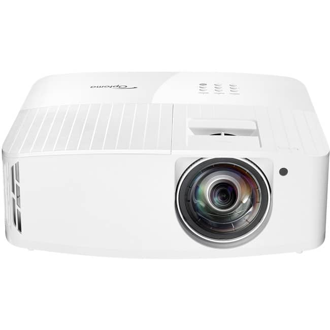 Optoma - 4K400STx 3D Short Throw DLP Projector - 16:9 - High Dynamic Range (HDR) - Front - 2160p - 4000 Hour - White