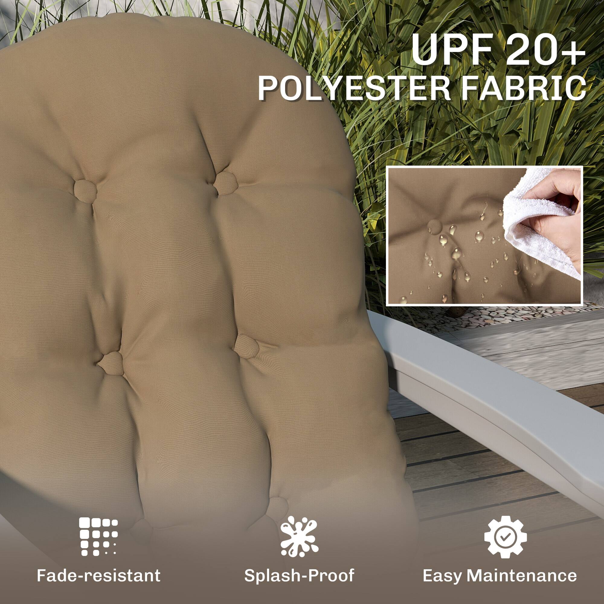 UPF 20+ POLYESTER FABRIC

Fade-resistant
Splash-Proof
Easy Maintenance