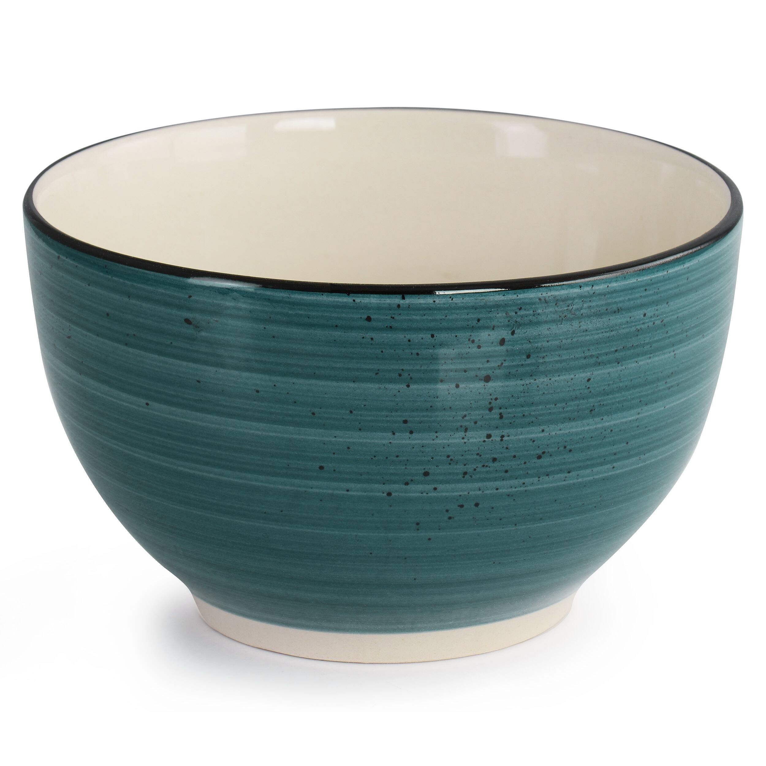 Alt View 4. Elama - Elama Gia 24 Piece Round Stoneware Dinnerware Set in Dark Green - Dark Green.