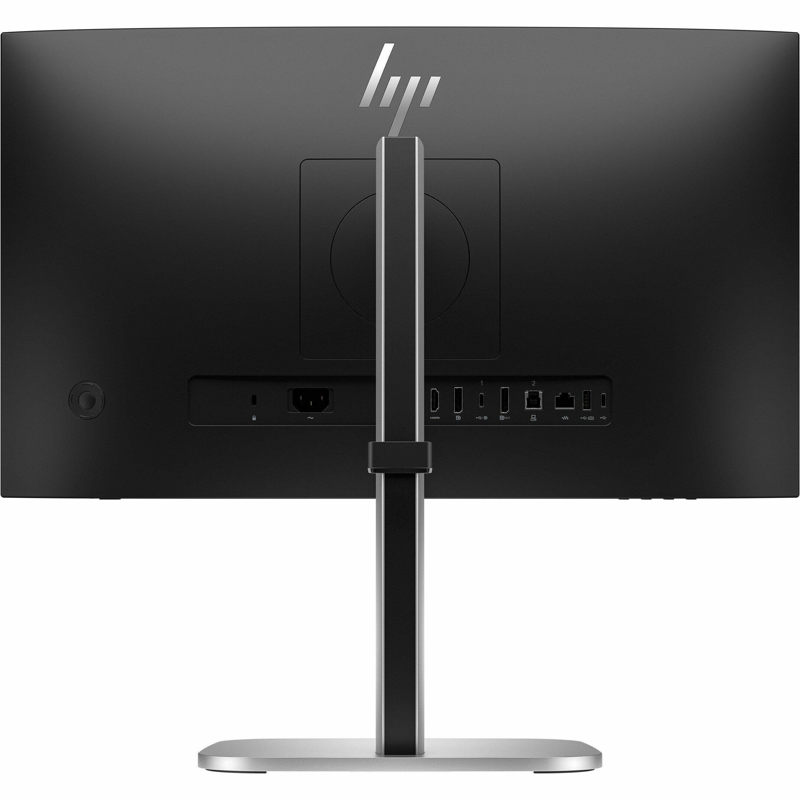 Alt View 2. HP - HP 524pm 24" Class Full HD LCD Monitor - 16:9 - 23.8" Viewable - 1920 x 1080 - USB Type-C - Black.