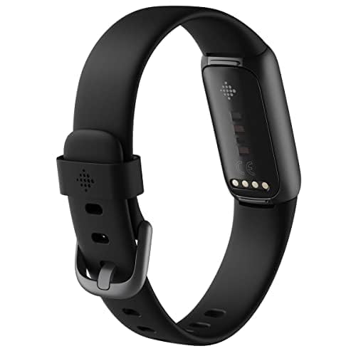 Angle. Fitbit - Fitbit Luxe-Fitness and Wellness-Tracker with Stress Management, Sleep-Tracking and 24/7 Heart Rate, Black/Graphite, One - Black/Graphite.
